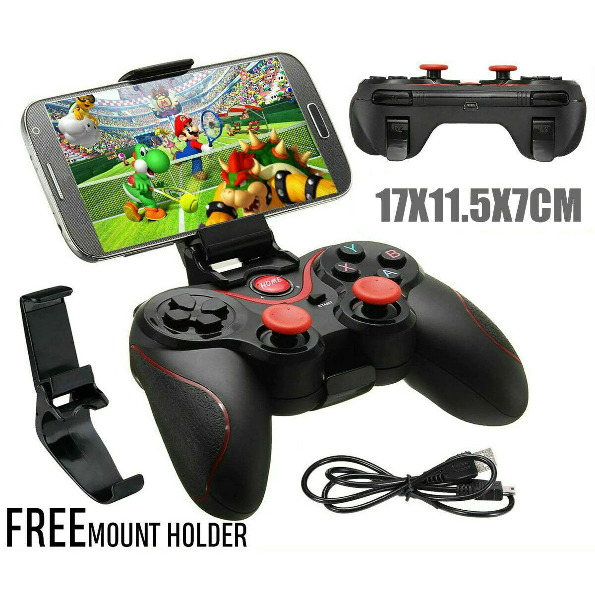 Wireless Bluetooth Mobile Controller Gamepad for IOS /Android Tablet Smart Phone