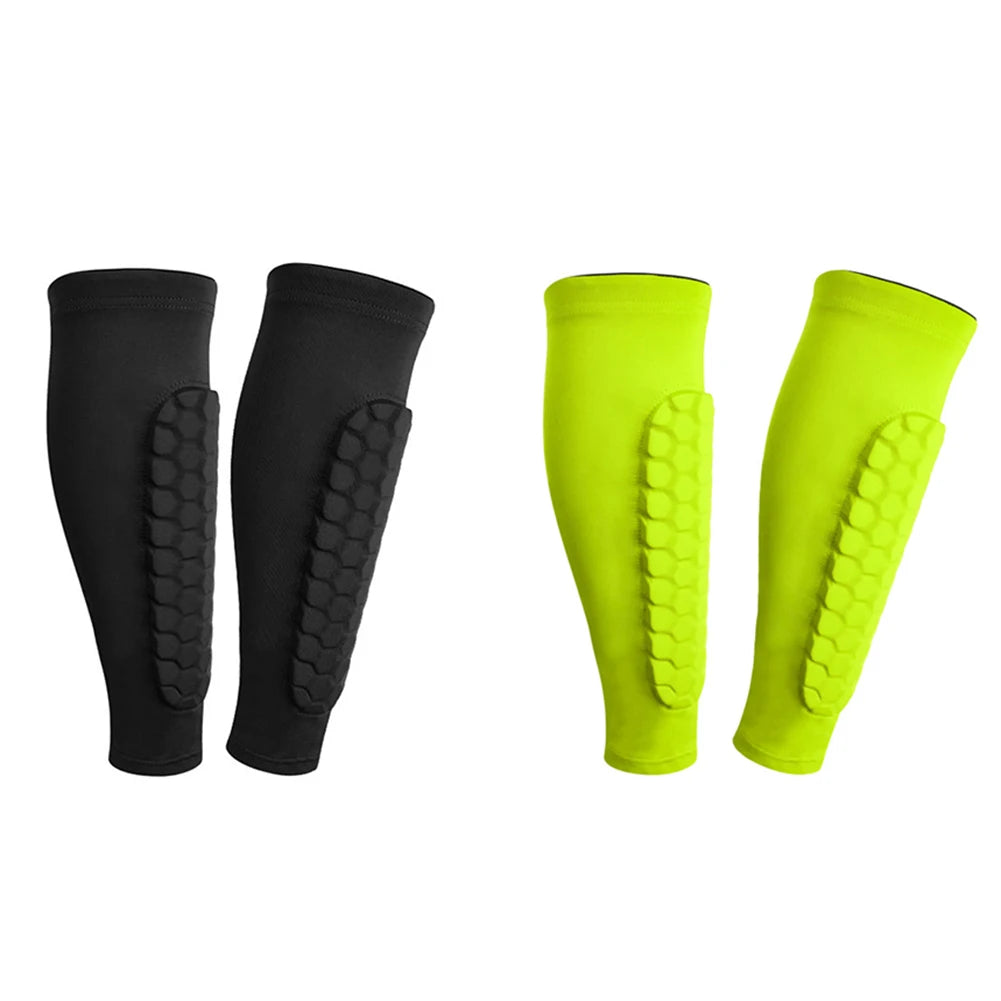 1/2Pcs Sports Soccer Shin Guard Pad for Kids Sleeve Sock Leg Support Football Compression Calf Sleeve Shinguard for Adult Teens