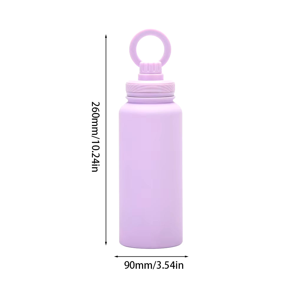 For Magsafe 1L/950ML Insulated Bottle Water Bottle with Rotating Phone Holder Thermal Water Cup Thermal Mug for Outdoor Sports