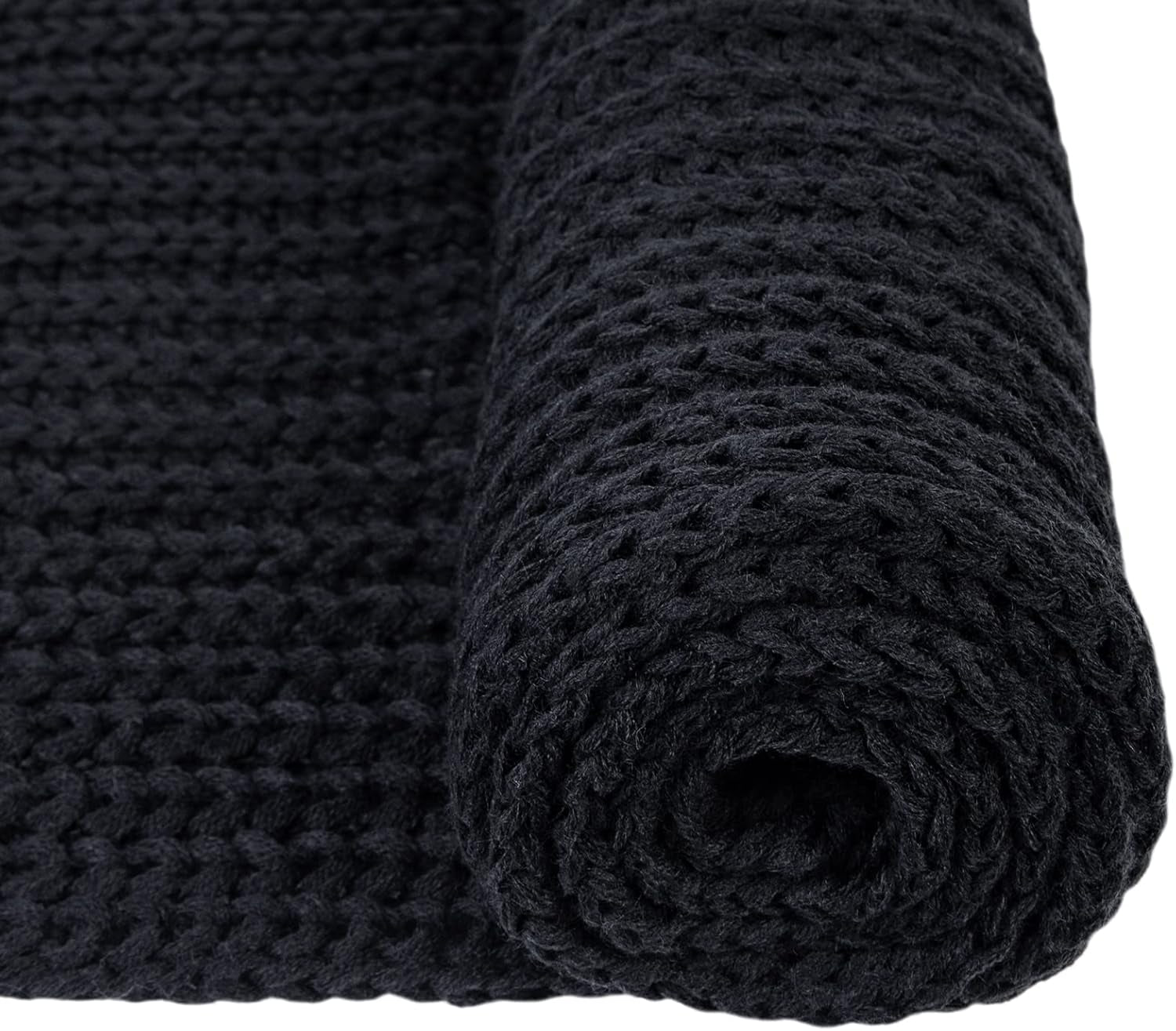 Women and Mens Winter Thick Cable Knit Wrap Chunky Long Warm Scarf