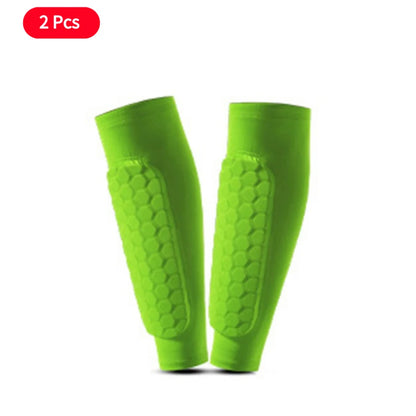 1/2Pcs Sports Soccer Shin Guard Pad for Kids Sleeve Sock Leg Support Football Compression Calf Sleeve Shinguard for Adult Teens