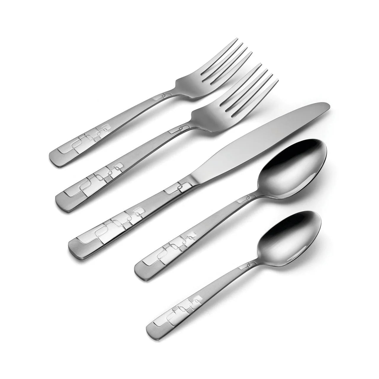 Quadratic 20 Piece Flatware Set, Service for 4