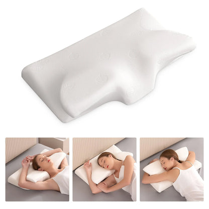 Cervical Memory Foam Pillow, Certipur-Us Certification, for Side Back & Stomach Sleepers