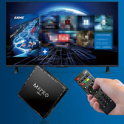 M8 Pro Mini Game Box 4K HD 64GB 10000+Games H313 Android 10 4G Wi Fi Smart TV Media Player Games Console Retro Game Console