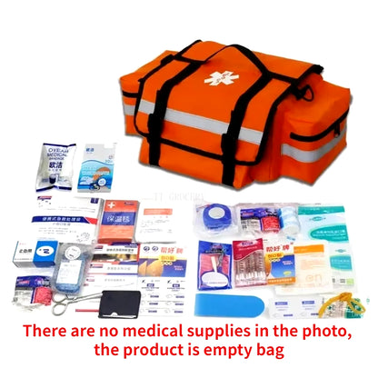 Trauma Bag Family Medicals Bag Emergency Package Outdoor First Aid Kit Emergency Kit Camping Equipment Empty Package