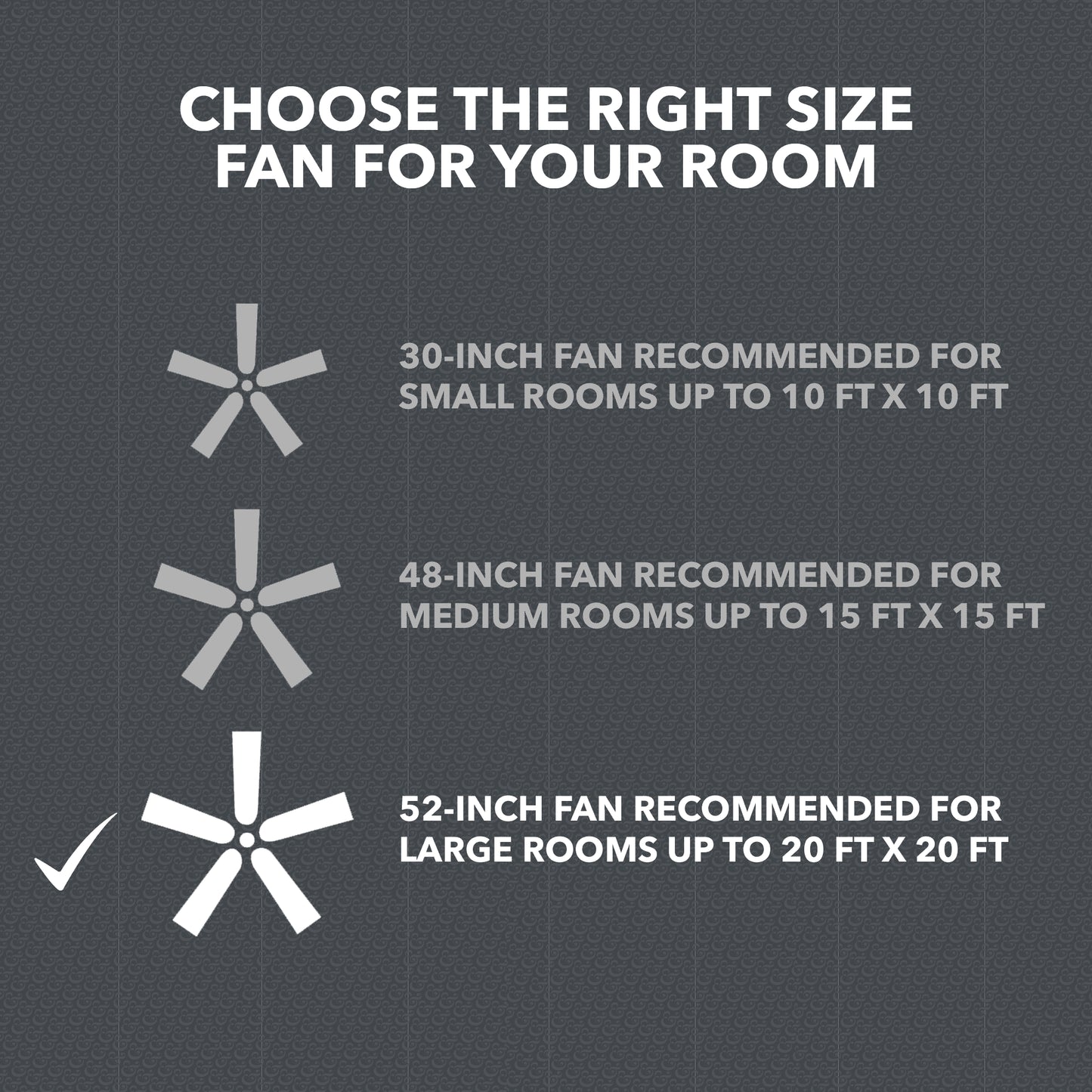 52" Modern Nickel Indoor Flushmount Ceiling Fan with Color Changing Light, Pull Chain Control & Reverse Airflow