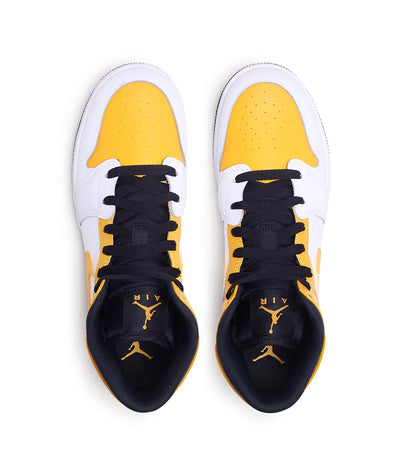 Big Kid'S  1 Mid "University Gold" White/University Gold-Blk (554725 170) - 6