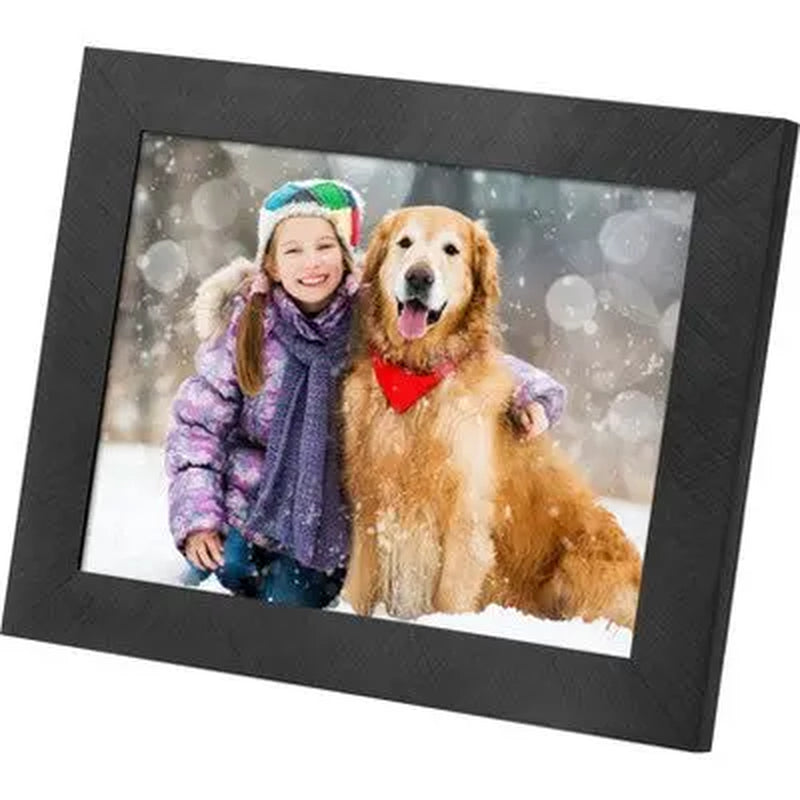 Open Box - 8" Wifi Digital Photo Frame Metal Black - Polaroid