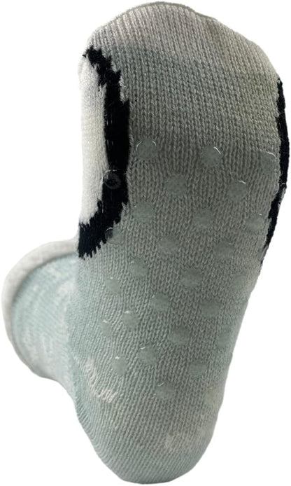 Sock Slippers for Women - 2 Pack Non Slip Socks - Fuzzy Socks Warm Socks with Grippers Sherpa Fleece Lined Thermal