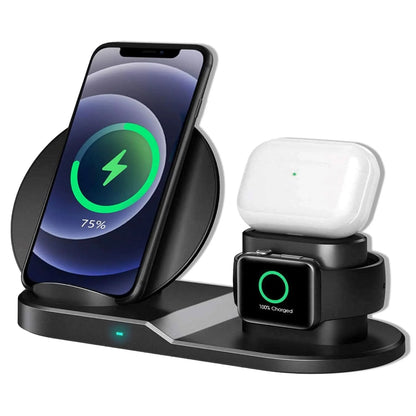 5Core Fast 3 in 1 Wireless Charging Station 10W Phone Watch Earpod Charger