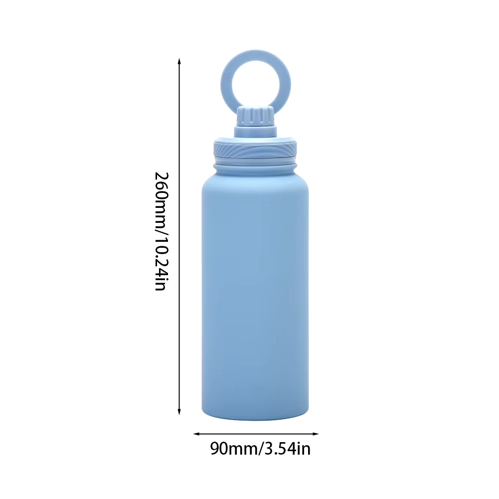 For Magsafe 1L/950ML Insulated Bottle Water Bottle with Rotating Phone Holder Thermal Water Cup Thermal Mug for Outdoor Sports