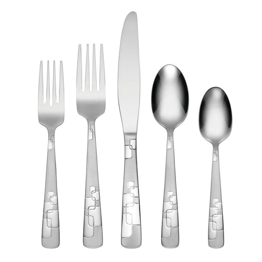 Quadratic 20 Piece Flatware Set, Service for 4