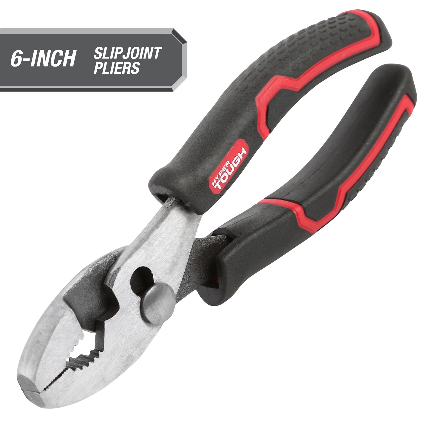 6" Standard Slip Joint Pliers , Ergonomic Handle, 2-Position Jaw