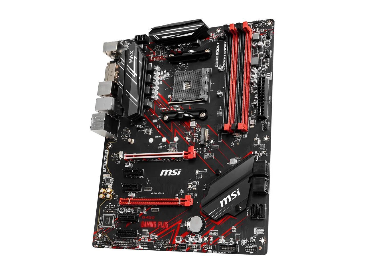 B450 GAMING plus MAX AM4 AMD B450 SATA 6Gb/S ATX AMD Motherboard