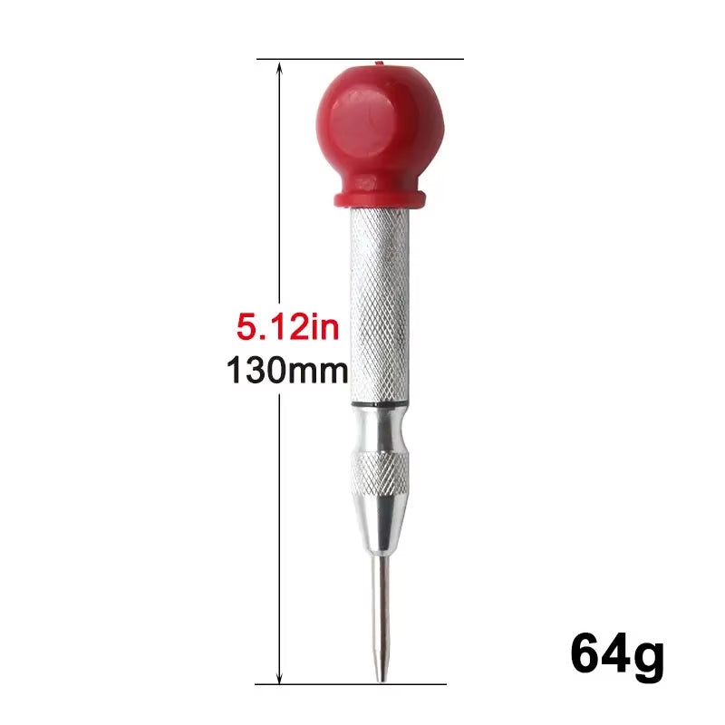 Automatic Center Punch Kerner Woodworking Metal Puncher Steel Hole Self Pin Mark Spring Loaded Dent Marker Hand Tool Carpenter