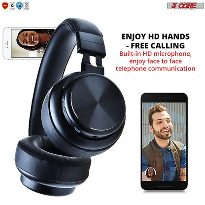 5Core Bluetooth Headphones Wireless Noise Cancelling Audifonos Inalambricos