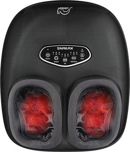 Shiatsu Foot Massager with Heat, Compression Foot Massager for Plantar Fasciitis, Fits up to Size 12