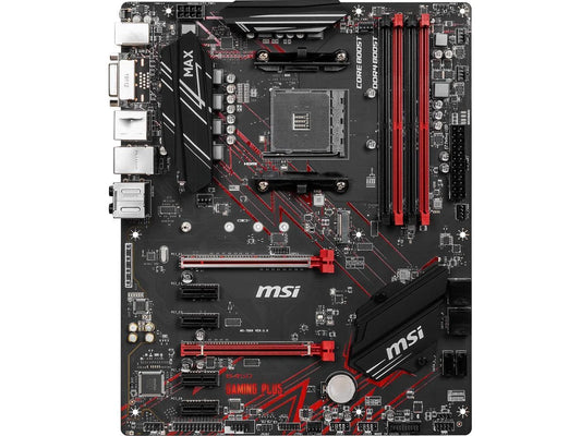 B450 GAMING plus MAX AM4 AMD B450 SATA 6Gb/S ATX AMD Motherboard