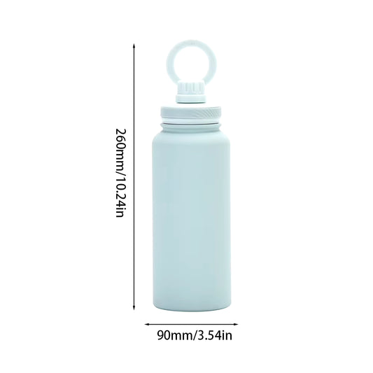 For Magsafe 1L/950ML Insulated Bottle Water Bottle with Rotating Phone Holder Thermal Water Cup Thermal Mug for Outdoor Sports