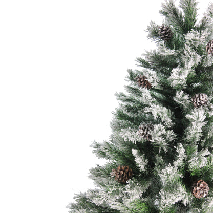 Medium Flocked Angel Pine Artificial Christmas Tree - 6' - Unlit