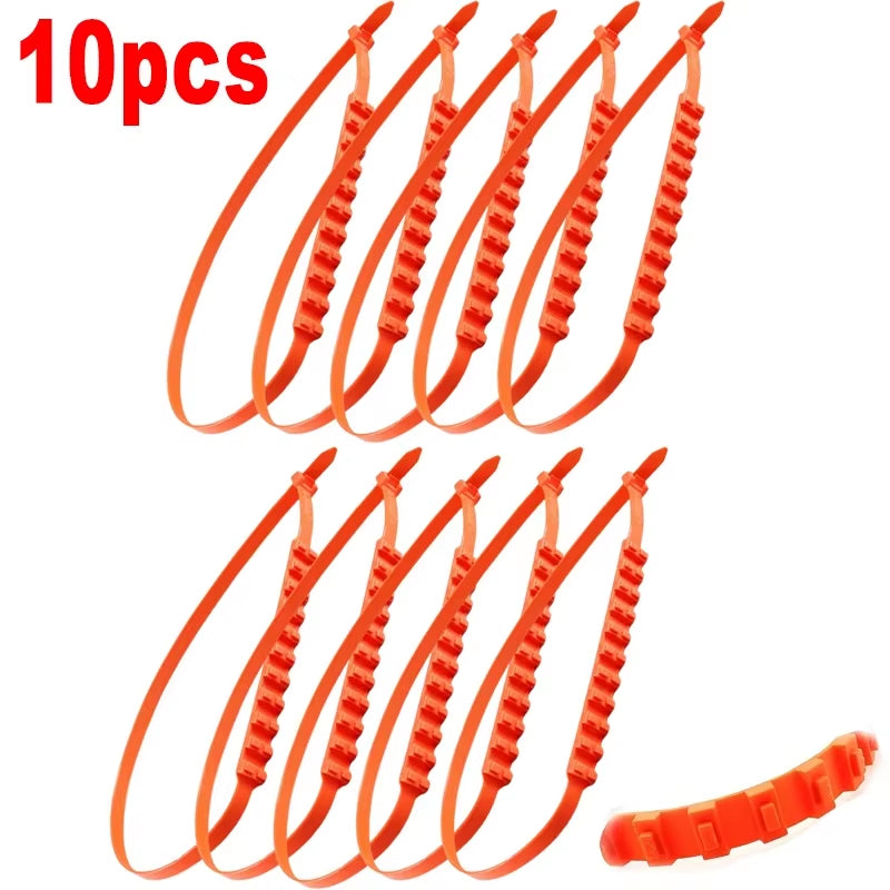 10/20Pcs Winter Car Snow Chain Antiskid Car Motorcycle Outdoor Snow Tire Emergency Anti-Skid Tyre Chains Auto Accessories