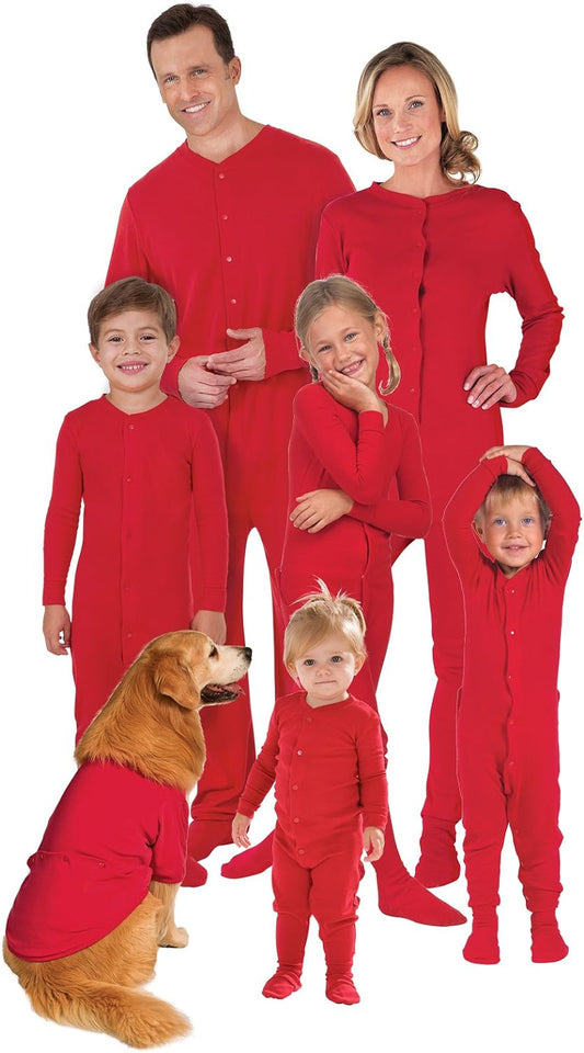 Family Christmas Pajamas Onesie - Christmas Onesie, Red, Men'S, XXL