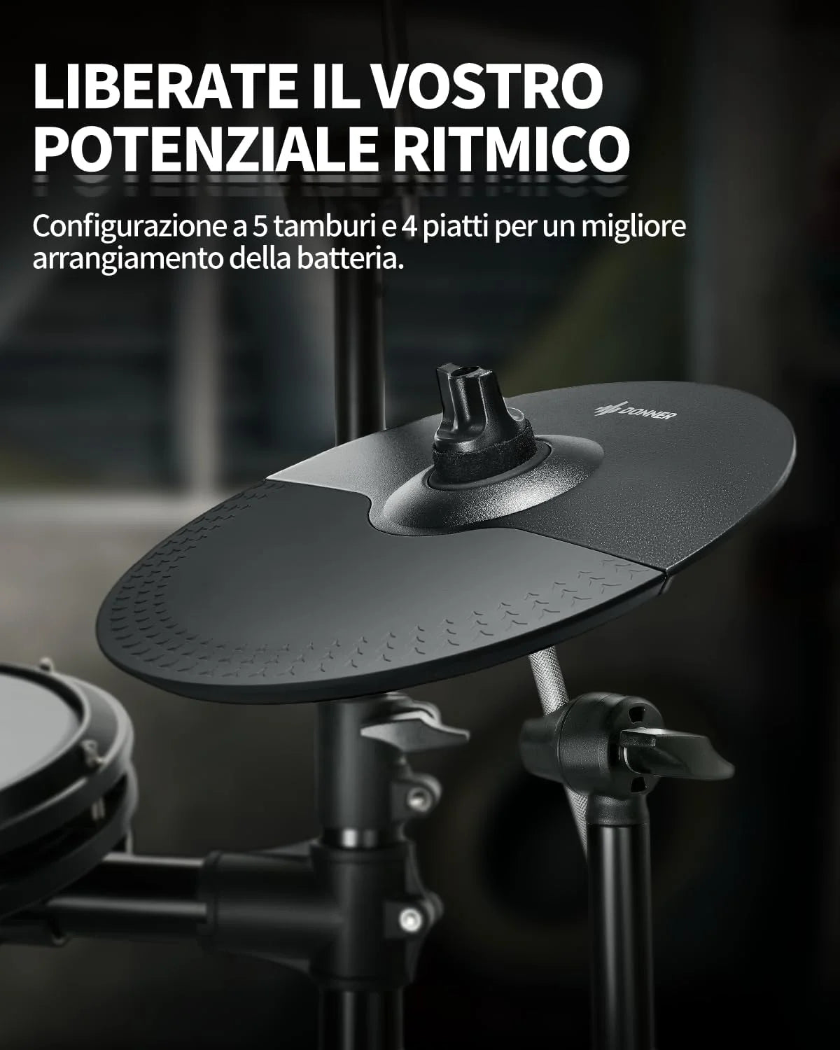 Save Extra $60  Adults Electronic Drum Set with Quiet Mesh Drum Pads, 31 Kits and 450+ Sounds, DED-200X