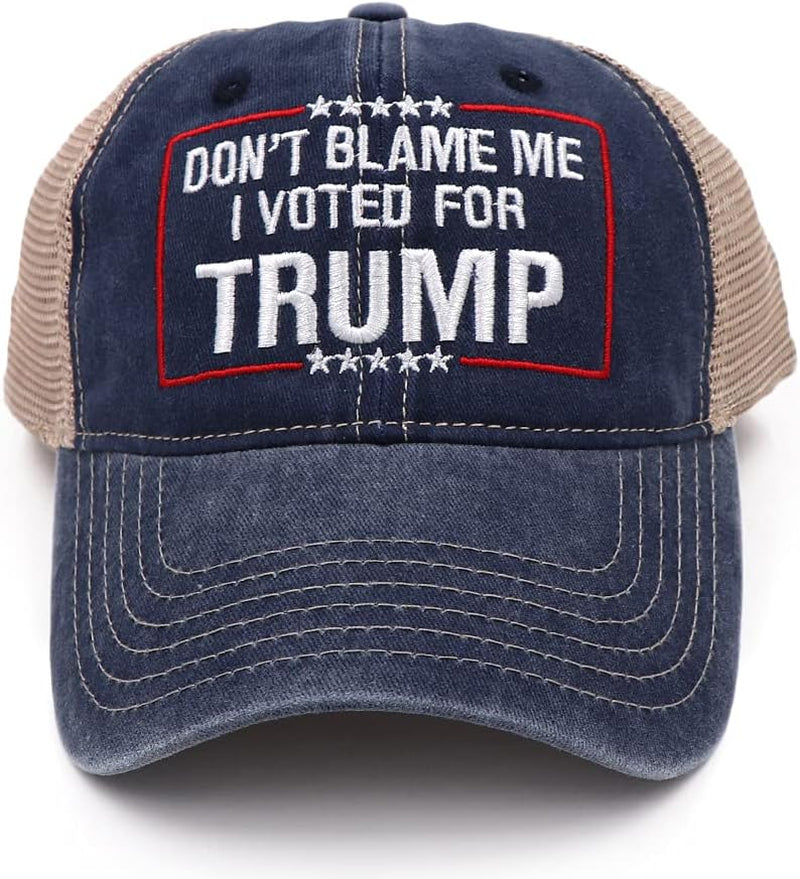 Trump 2024 Hat,Dont Blame Me I Voted for Trump Hat Donald Trump MAGA Adjustable Baseball Cap