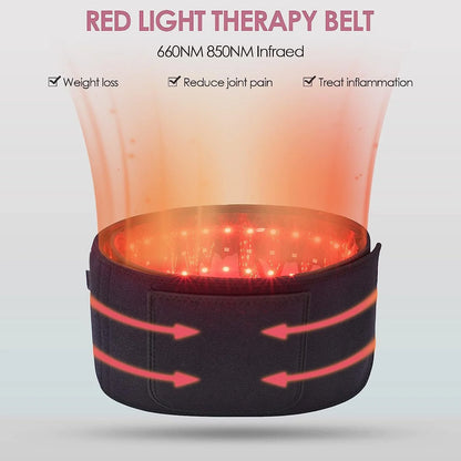 2 in 1 Laser Lipo LED Red Light Therapy Belt Pain Relief near Infrared Weight Loss