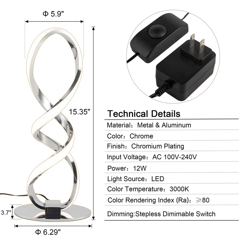 Macy-Rose Metal Desk Lamp