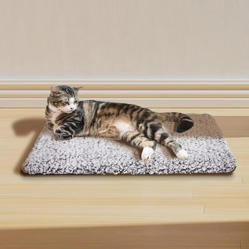 Self Warming Cat Bed Waterproof Self-Warming Pet Mat Reflects Pet Body Heat Pet Warmer Pad for Constant Temperature Washable