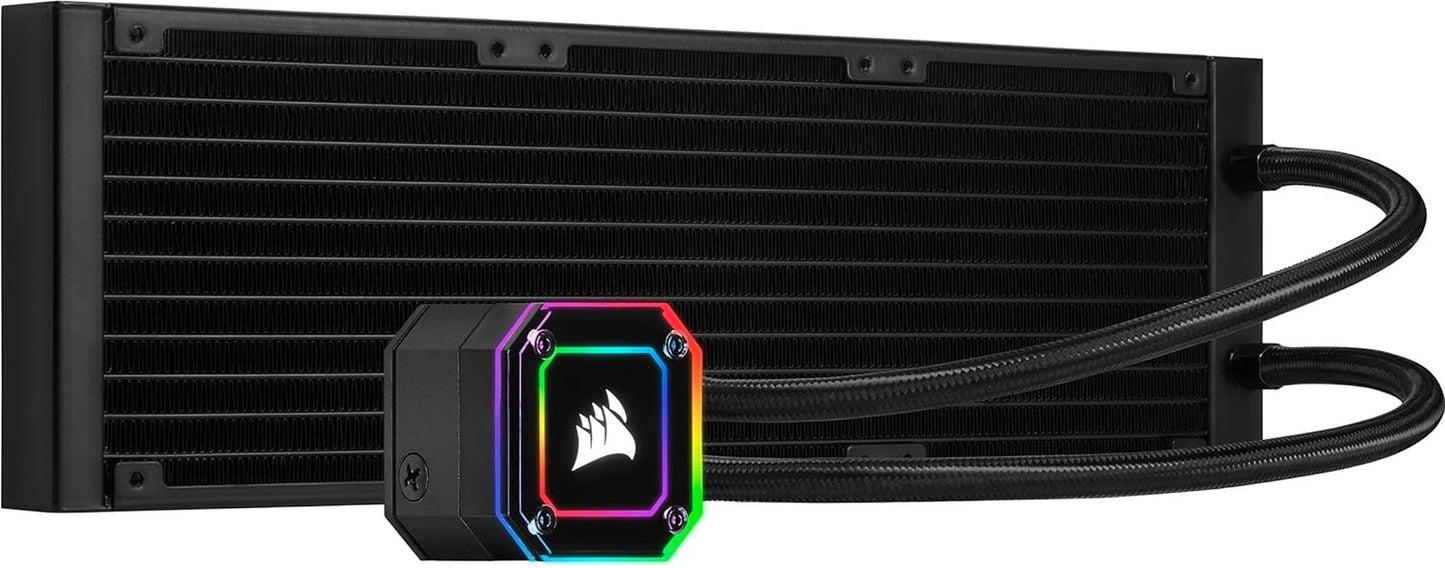 Icue H150I Elite Capellix Liquid CPU Cooler, RGB Pump + Fans, 360Mm for Radiator